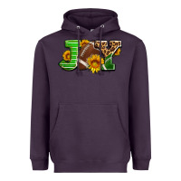 Plum joy with football ball and sunflower ado Heavyweight Hoodie - AdoDesignShop