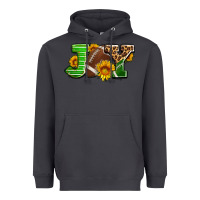 Smoke joy with football ball and sunflower ado Heavyweight Hoodie - AdoDesignShop