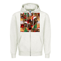 Oatmeal Heather christmas horse leopard tartan Zipper Hoodie - FaDigitalArtStudio
