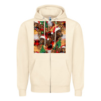 Sandshell christmas horse leopard tartan Zipper Hoodie - FaDigitalArtStudio