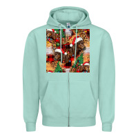 Christmas Horse Leopard Tartan Zipper Hoodie | Teevron