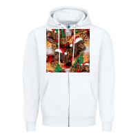 White christmas horse leopard tartan Zipper Hoodie - FaDigitalArtStudio