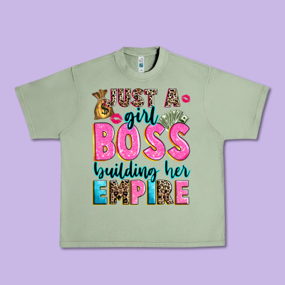 Urban Heavy Tee just a girl boss building her empire