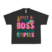 Pigment Black just a girl boss building her empire Urban Heavy Tee - texasbilliewilder