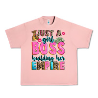 Salmon just a girl boss building her empire Urban Heavy Tee - texasbilliewilder