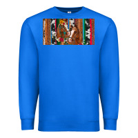 True Royal western horses gemstone horse cowhide leopard floral background licens Premium Sweatshirt - Artiststas