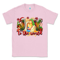 Bubblegum Pink joy to the world Classic Tee - texasbilliewilder
