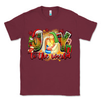 Burgundy joy to the world Classic Tee - texasbilliewilder