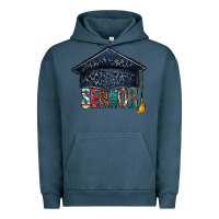 Pigment Midnight Navy senior 2023 graduation hat bbs Urban Hoodie - BundleAndBundleShop