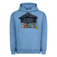 Pigment Pebble Blue senior 2023 graduation hat bbs Urban Hoodie - BundleAndBundleShop