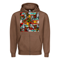 Chestnut christmas horse leopard tartan Zipper Hoodie - FaDigitalArtStudio