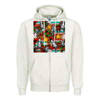 Oatmeal Heather christmas horse leopard tartan Zipper Hoodie - FaDigitalArtStudio