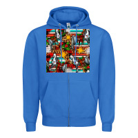 True Royal christmas horse leopard tartan Zipper Hoodie - FaDigitalArtStudio