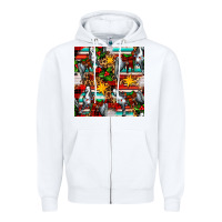 White christmas horse leopard tartan Zipper Hoodie - FaDigitalArtStudio