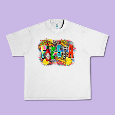 Taco Fiesta Urban Heavy Tee Designed By Zillion Design Studio