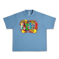 Pebble Blue taco fiesta Urban Heavy Tee - Zillion Design Studio