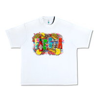 White taco fiesta Urban Heavy Tee - Zillion Design Studio