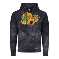 Cloud Black cactus leopard sunflower glitter  patch Vintage Hoodie - AdoDesignShop