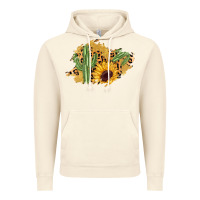 Vintage Artic cactus leopard sunflower glitter  patch Vintage Hoodie - AdoDesignShop