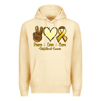 Pina Colada Peace love cure Bone Cancer Premium Hoodie - NancyCooperArtShop