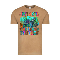 Vintage Camel just a girl who loves turtles Vintage Tee - RanaPortraitStore