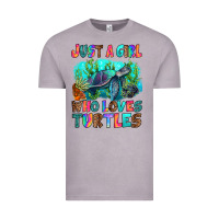 Vintage Zinc just a girl who loves turtles Vintage Tee - RanaPortraitStore
