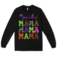 Black Spooky Mama Long Sleeve Tee - texasbilliewilder