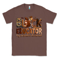 Chestnut Black educator by popular demand Classic Tee - Zillion Design Studio