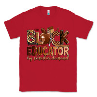 Red Black educator by popular demand Classic Tee - Zillion Design Studio
