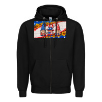 Usa Gnome License Plate Zipper Hoodie | Teevron