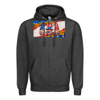 Charcoal Heather usa gnome license plate Zipper Hoodie - HRA Design Shop