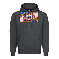 Smoke usa gnome license plate Zipper Hoodie - HRA Design Shop