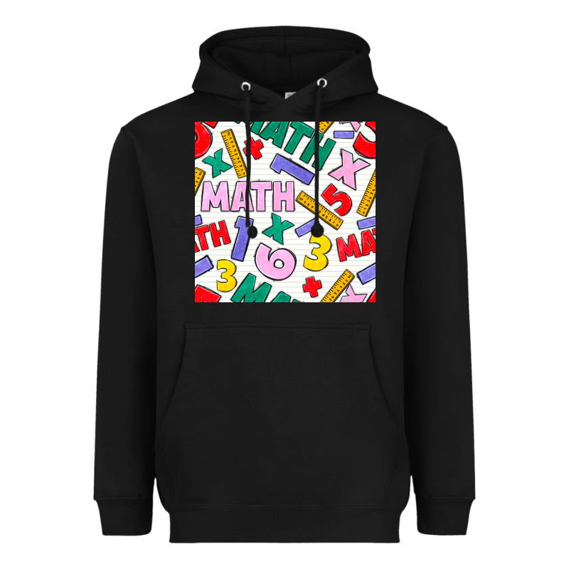 Math Seamless Pattern Heavyweight Hoodie by BundleAndBundleShop | Teevron
