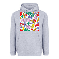 Heather Grey math seamless pattern Heavyweight Hoodie - BundleAndBundleShop