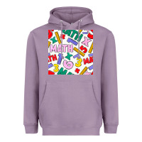 Lavender math seamless pattern Heavyweight Hoodie - BundleAndBundleShop