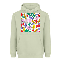 Matcha math seamless pattern Heavyweight Hoodie - BundleAndBundleShop