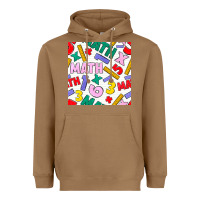 Toasted Coconut math seamless pattern Heavyweight Hoodie - BundleAndBundleShop