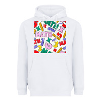White math seamless pattern Heavyweight Hoodie - BundleAndBundleShop