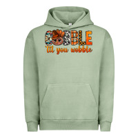 Pigment Oil Green gobble til you wobble bbs Urban Hoodie - BundleAndBundleShop