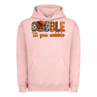 Pigment Salmon gobble til you wobble bbs Urban Hoodie - BundleAndBundleShop