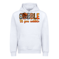 White gobble til you wobble bbs Urban Hoodie - BundleAndBundleShop