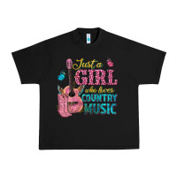 Just A Girl Who Loves Country Music Urban Heavy Tee | Teevron