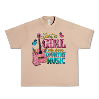 Burro just a girl who loves country music Urban Heavy Tee - texasbilliewilder