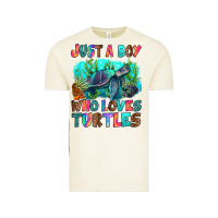 Just A Boy Who Loves Turtles Vintage Tee | Teevron