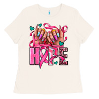 Bone hope with woman hands Ladies Tee - AdoDesignShop