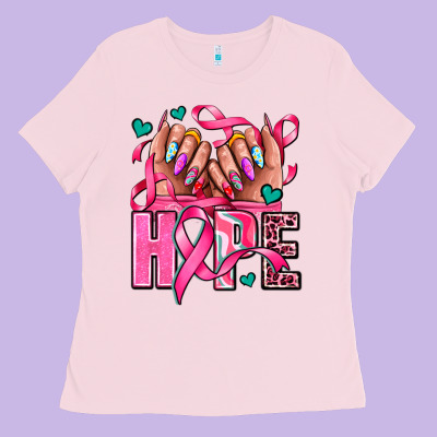 Hope With Woman Hands Ladies Tee Designed By Adodesignshop