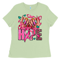 Matcha hope with woman hands Ladies Tee - AdoDesignShop