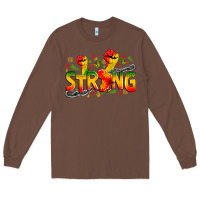 Chestnut strong juneteenth Long Sleeve Tee - Zillion Design Studio