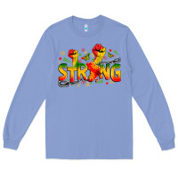 Colony Blue strong juneteenth Long Sleeve Tee - Zillion Design Studio