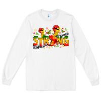 White strong juneteenth Long Sleeve Tee - Zillion Design Studio